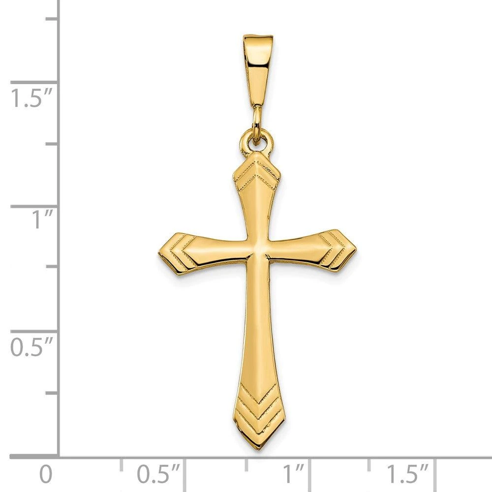 商品Diamond2Deal|10k Yellow Gold Cross Charm,价格¥2344,第3张图片详细描述