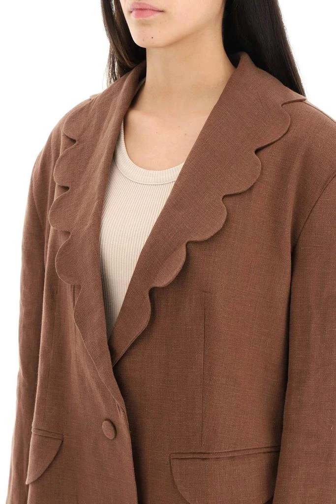 商品Sleeper|'DINASTY' LINEN BLAZER,价格¥1294,第5张图片详细描述