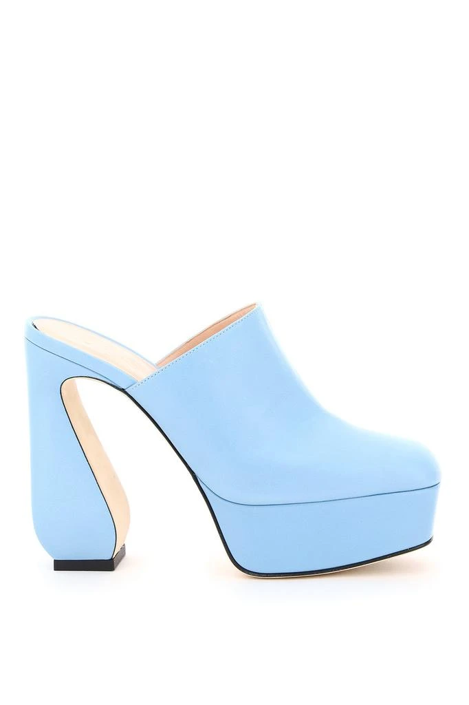 商品SI ROSSI|Si sergio rossi nappa platform mules,价格¥2662,第1张图片