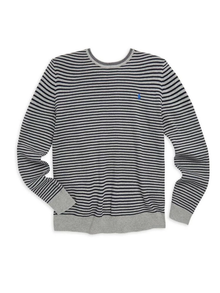 商品Ralph Lauren|Toddler's, Little Boy's & Boy's Striped Cotton Sweater,价格¥182,第1张图片