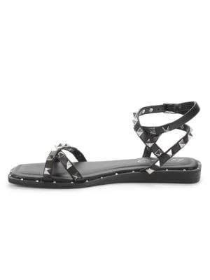 商品Sam Edelman|Venus Studded Strappy Sandals,价格¥158,第4张图片详细描述