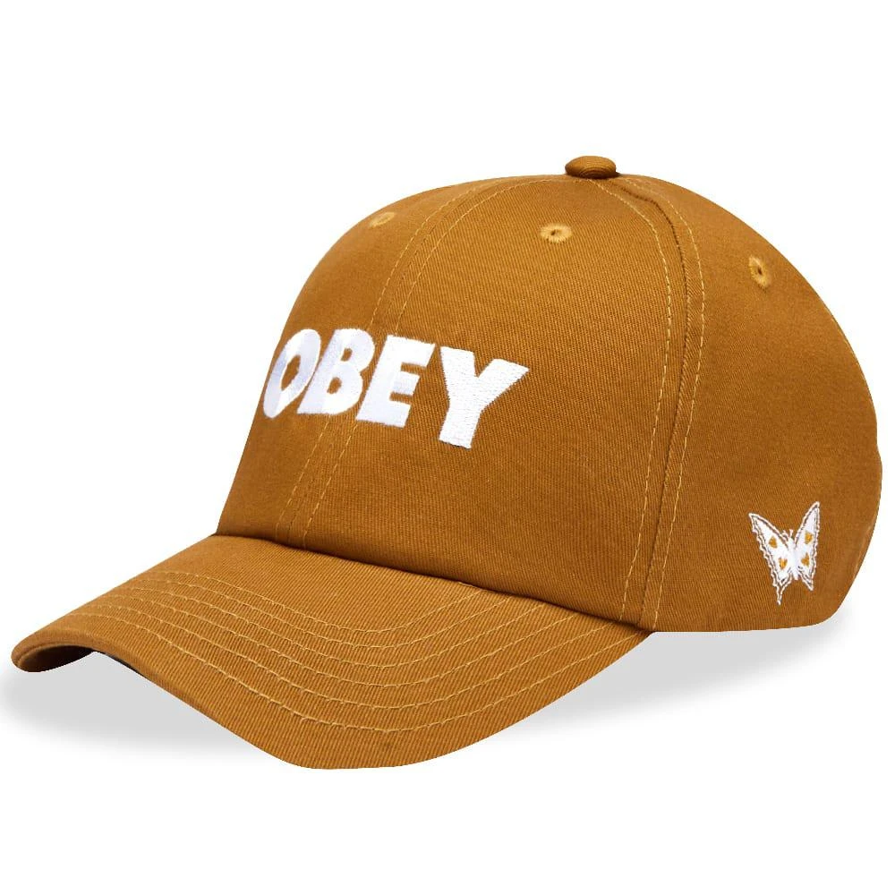 商品Obey|Obey Bold Logo Strapback Hat,价格¥165,第1张图片