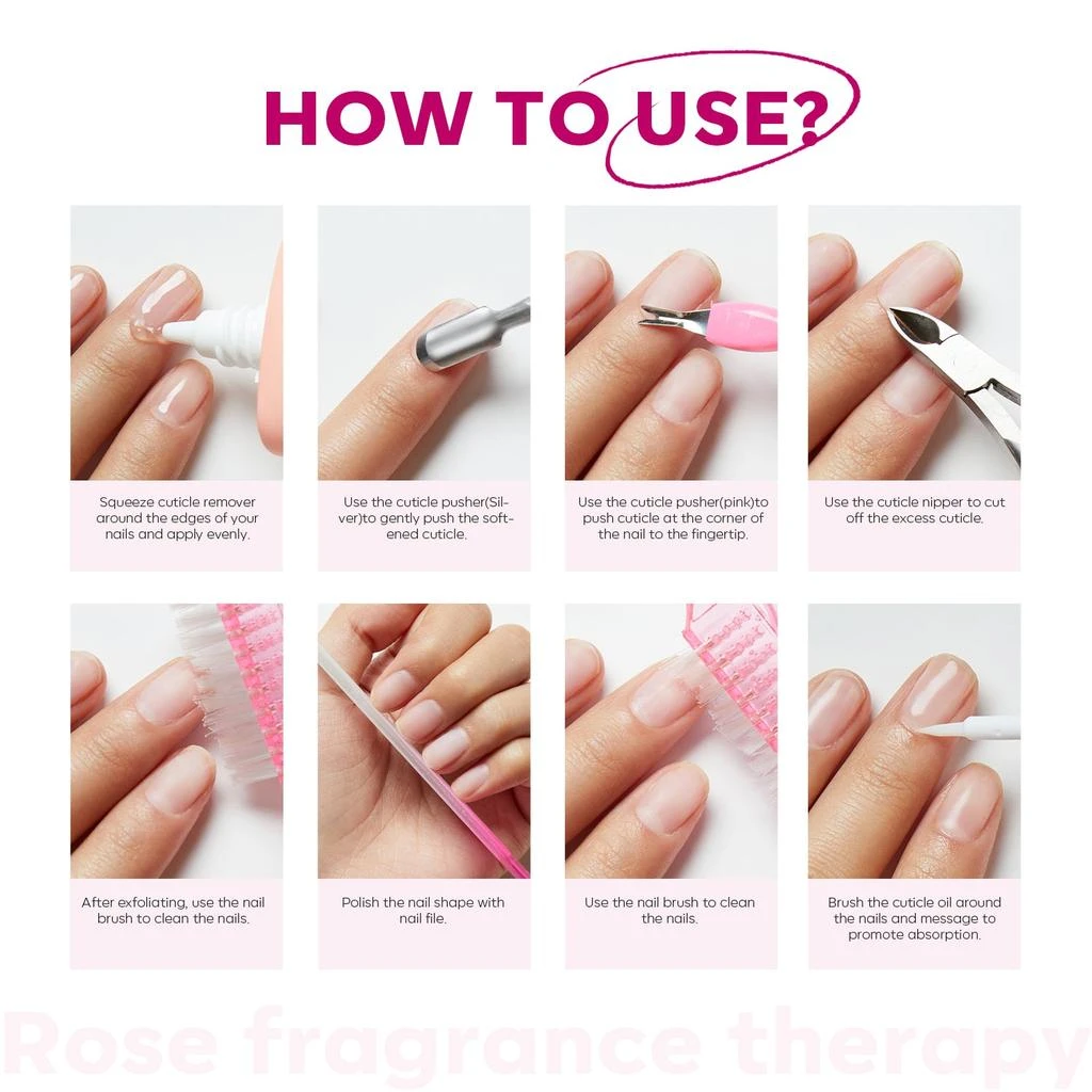 All-in-one Cuticle Remover Kit for Nail Care 商品