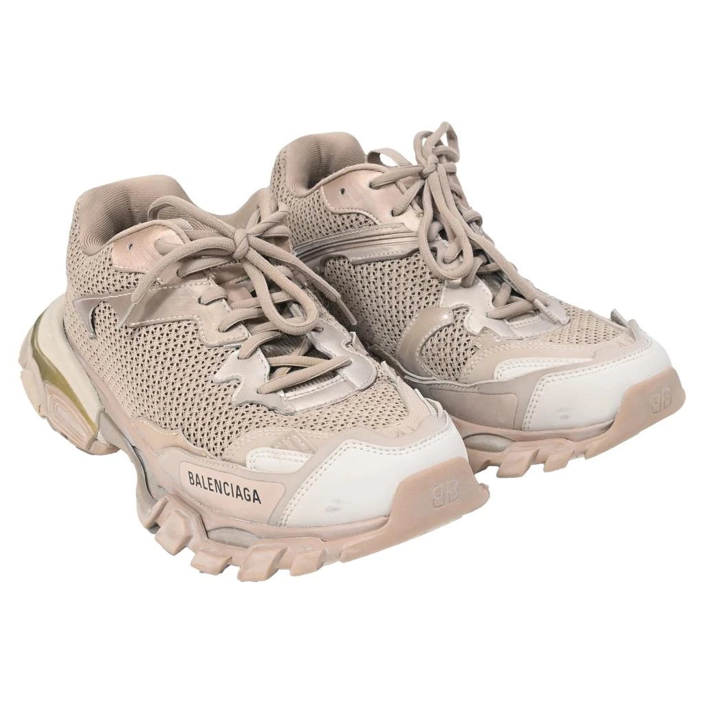 商品[二手商品] Balenciaga|Track 0.3 Distressed Sneakers in Beige Polyester,价格¥3900,第4张图片详细描述