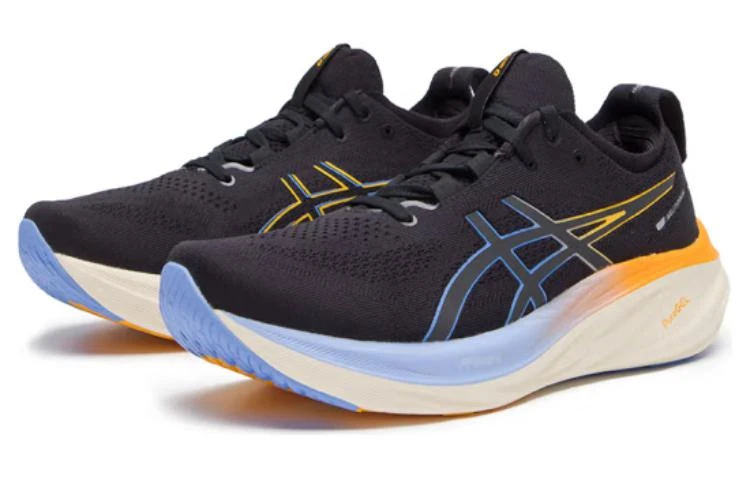 商品[国内直发] Asics|GEL-NIMBUS 26 马拉松减震 低帮跑步鞋 男款 黑橙,价格¥1004,第4张图片详细描述
