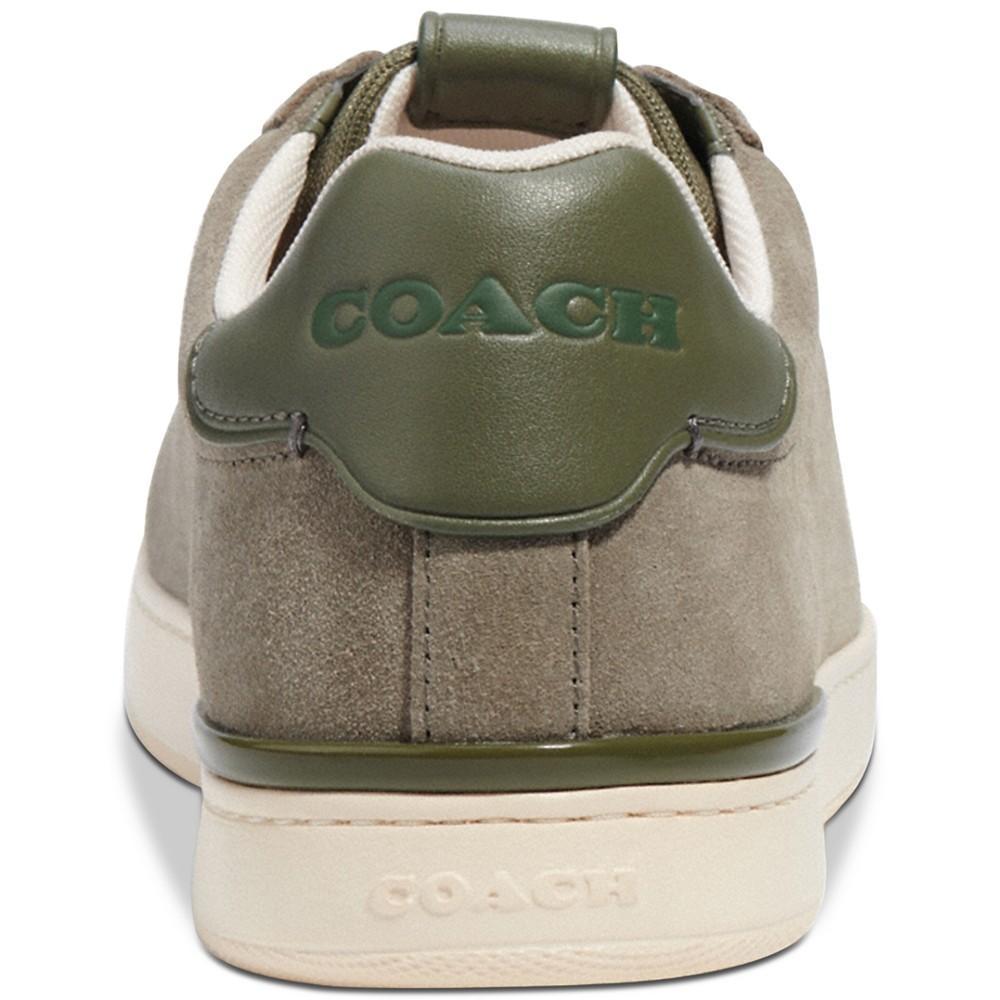 商品Coach|Men's Lowline Suede Tennis-Style Sneaker,价格¥577-¥1153,第4张图片详细描述