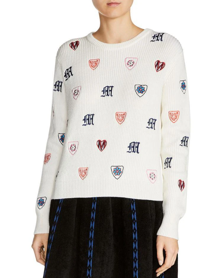 商品Maje|Martela Embroidered Sweater,价格¥1833,第1张图片