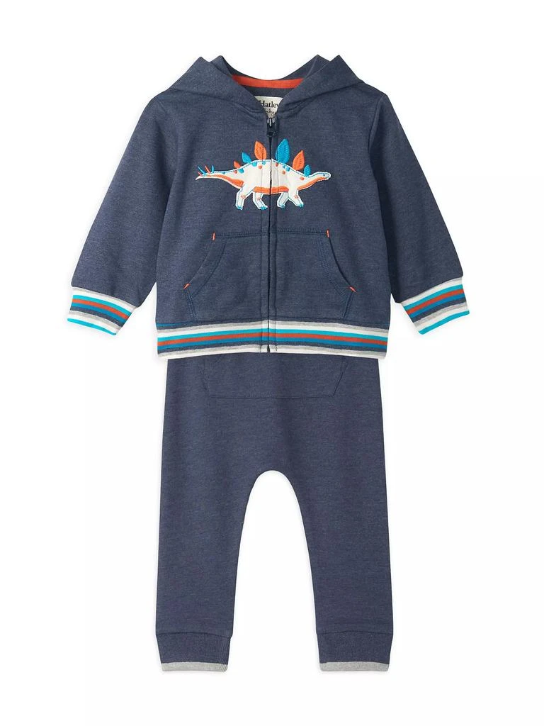 商品Hatley|Baby Boy's & Little Boy's Strolling Stegosaurus Zip-Up Hoodie,价格¥212,第2张图片详细描述