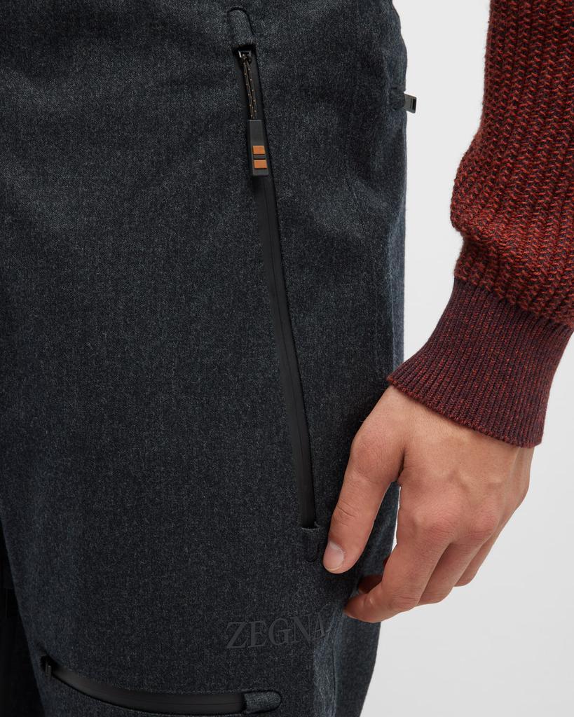 商品Zegna|Men's Techmerino™ 3-Layer Ski Trousers w/ Suspenders,价格¥12129,第7张图片详细描述