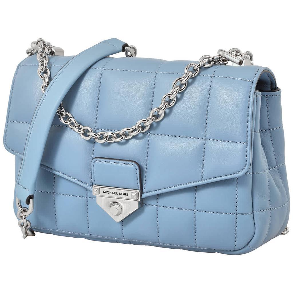 商品Michael Kors|Ladies SoHo Small Quilted Leather Shoulder Bag - Chambray,价格¥1635,第1张图片