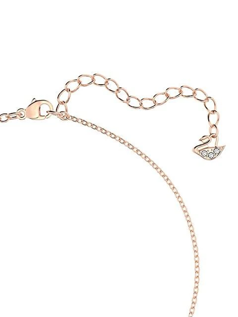 商品Swarovski|Latisha Rose Goldplated Crystal Flower Pendant Necklace,价格¥1080,第4张图片详细描述