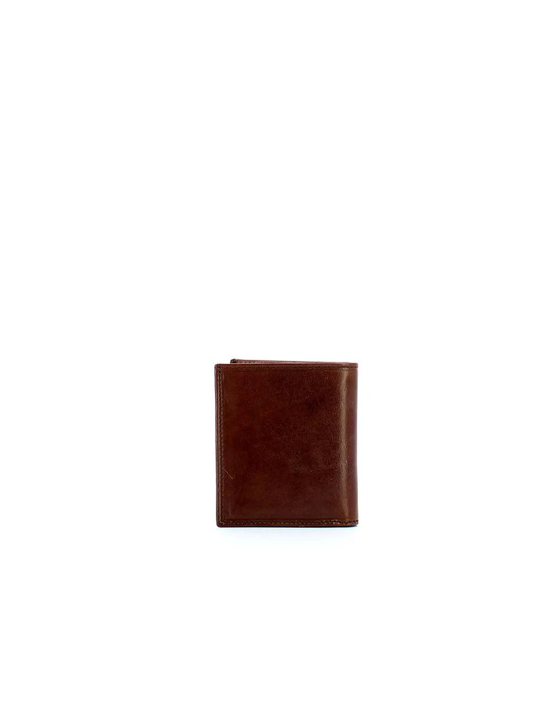 商品The Bridge|Story Uomo Brown Leather Small Vertical Wallet,价格¥811,第3张图片详细描述