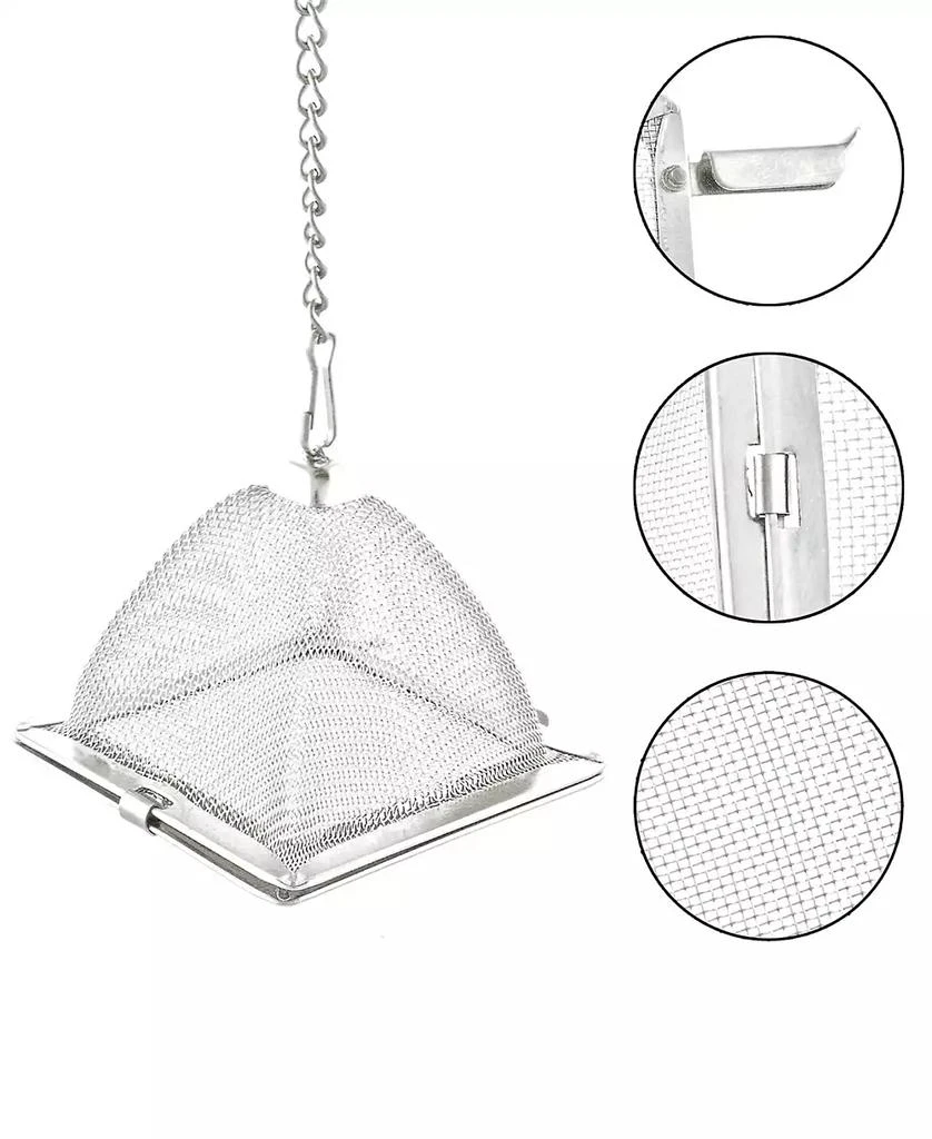 商品Vahdam Teas|Transparent Square Tea Infuser, Set of 2,价格¥300,第3张图片详细描述