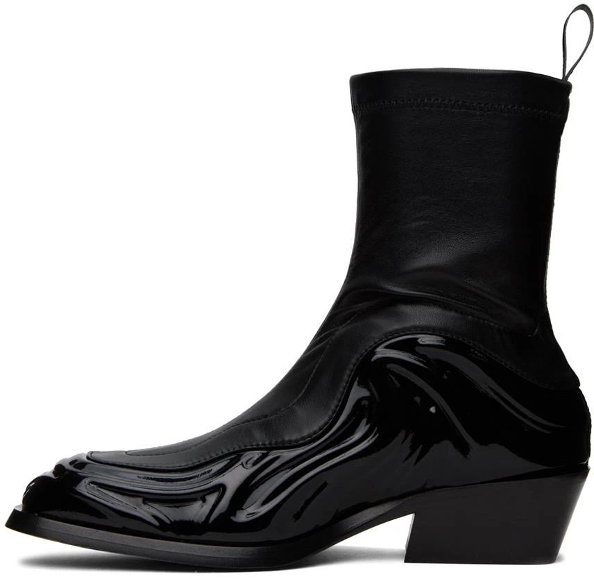 商品Versace|Black Solare Boots,价格¥3066,第3张图片详细描述