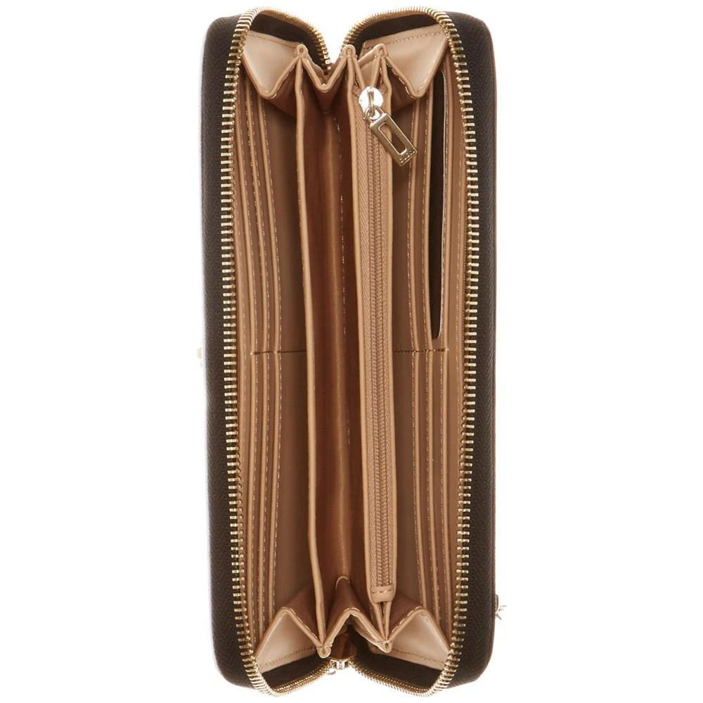 商品GUESS|Kamryn Large Zip-Around Wallet,价格¥167,第2张图片详细描述