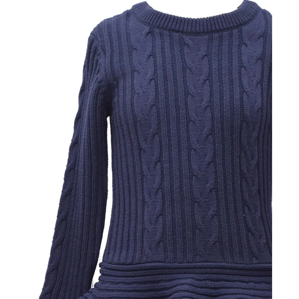 商品Bonnie Jean|Big Girls Long Sleeved Cable Knit Sweater Dress,价格¥442,第3张图片详细描述