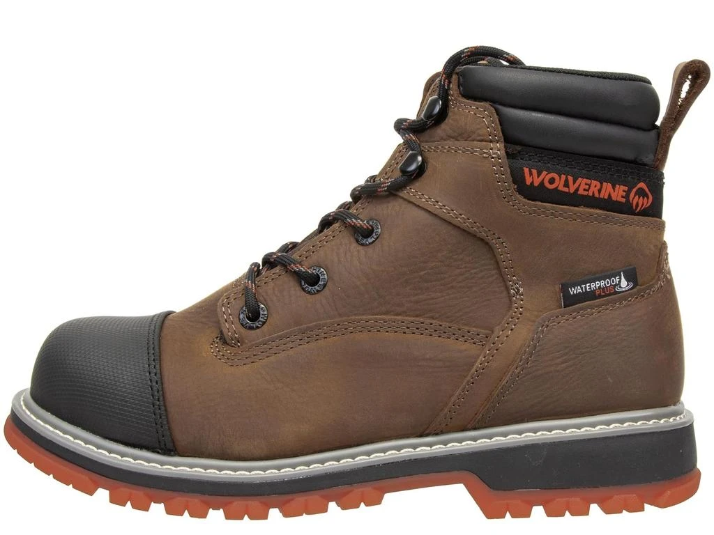 商品Wolverine|Floorhand LX Cap Toe Waterproof Steel Toe 6",价格¥1205,第4张图片详细描述