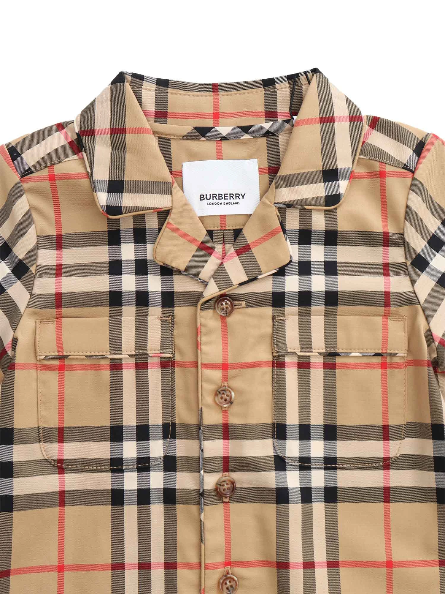 商品【商品预售7天】 Burberry|Burberry 男童套装 8062042 米白色,价格¥1033,第3张图片详细描述