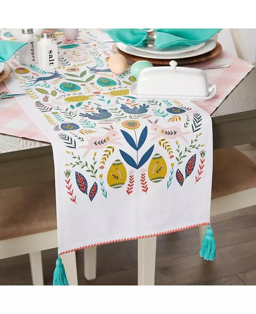 商品Design Imports|Easter Garden Embellished Table Runner, 14" x 108",价格¥274,第5张图片详细描述