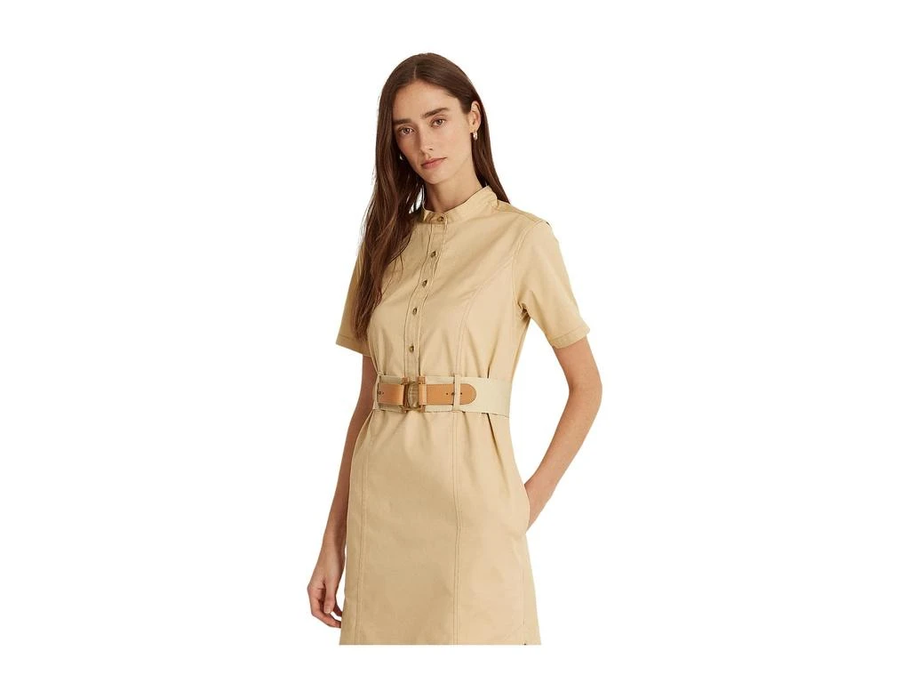 商品Ralph Lauren|Belted Micro-Sanded Twill Dress,价格¥586,第2张图片详细描述