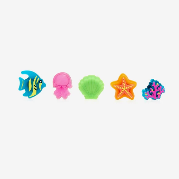 商品Crocs|【Brilliant|包邮包税】卡骆驰 LIGHTS UP UNDER THE SEA 5 PACK 鞋配饰 鞋装饰卡扣  CRS10011453 FFF,价格¥261,第1张图片