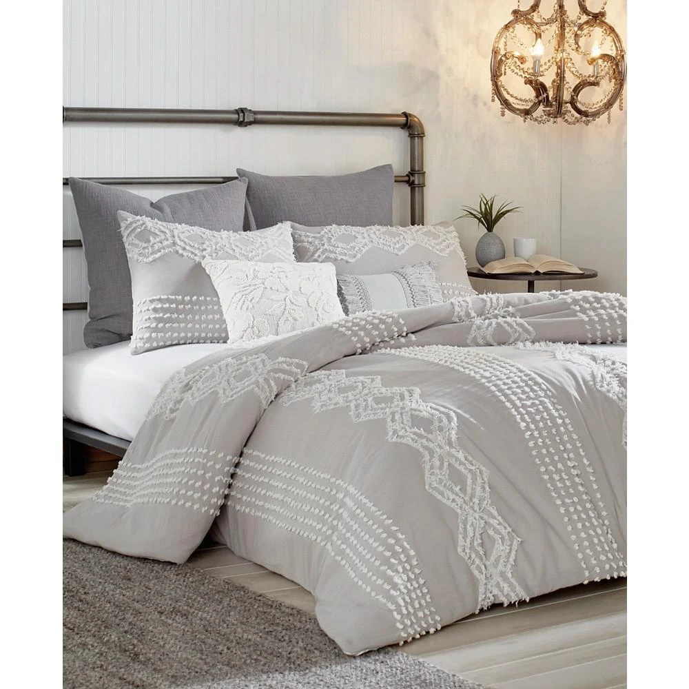 商品Peri Home|Cut Geo 3-Pc. King Comforter Set,价格¥1771,第1张图片