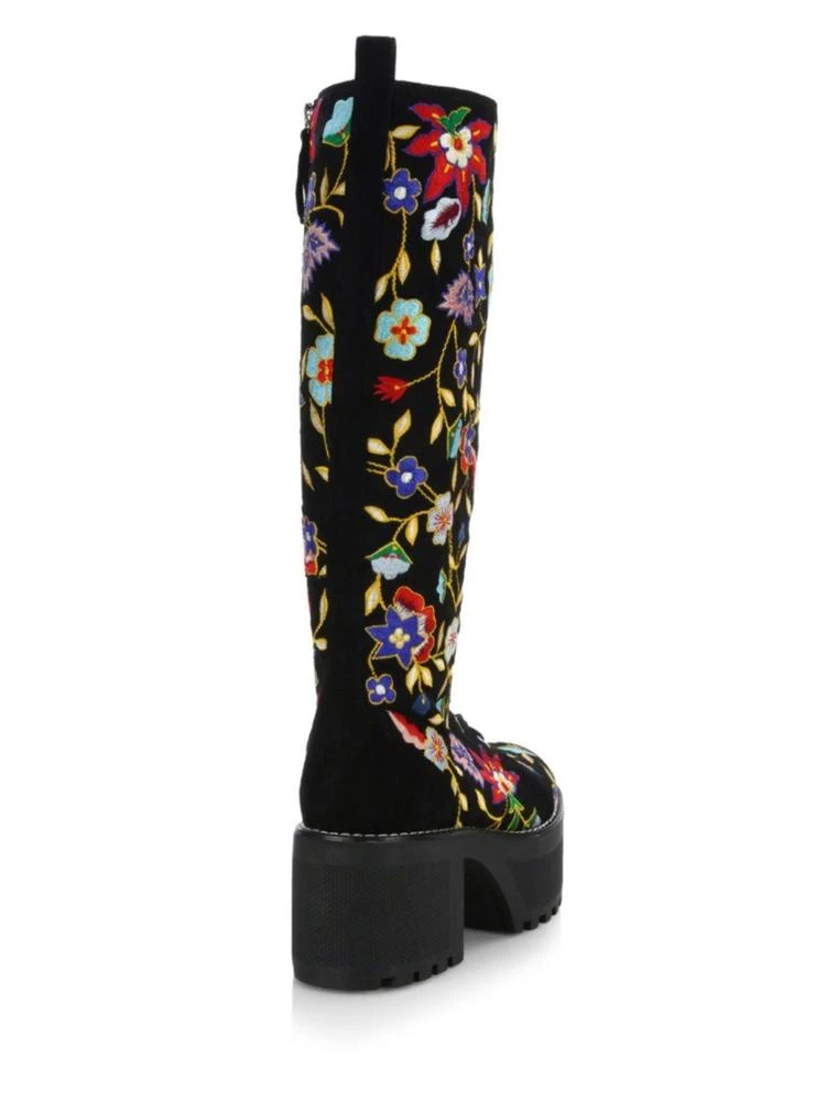 商品Alice + Olivia|Embroidered Leather Boots,价格¥1789,第2张图片详细描述