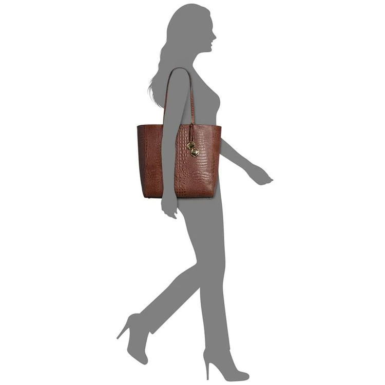 商品Calvin Klein|North/South Croco Pebble Tote,价格¥526,第2张图片详细描述