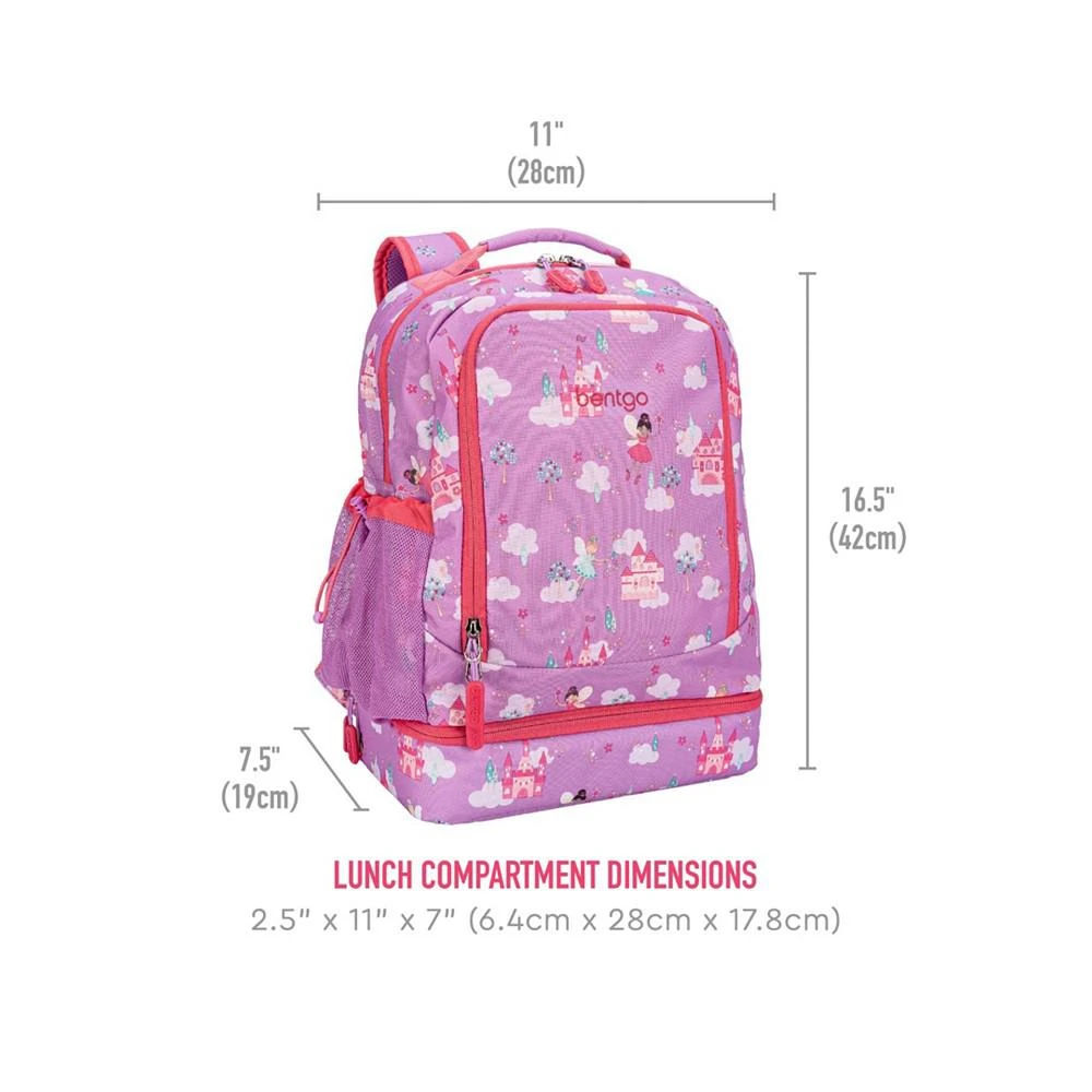 商品Bentgo|Kids Prints 2-In-1 Backpack and Insulated Lunch Bag - Fairies,价格¥443,第5张图片详细描述