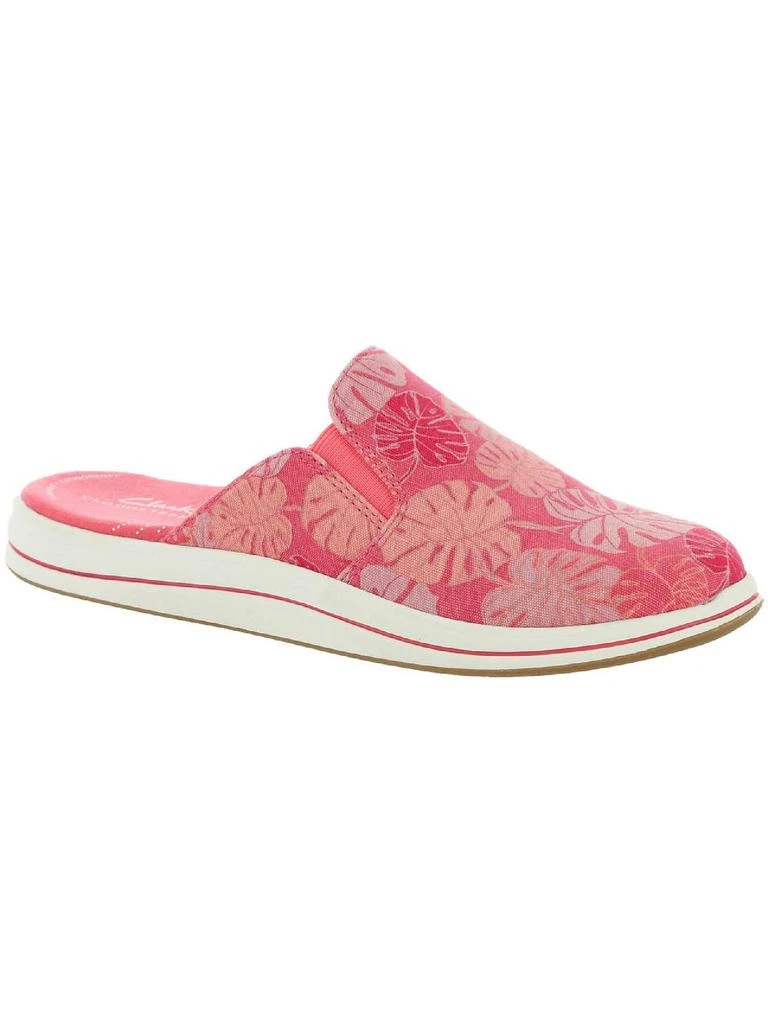商品Clarks|Breeze Shore Womens Embroidered Canvas Mules,价格¥273,第1张图片