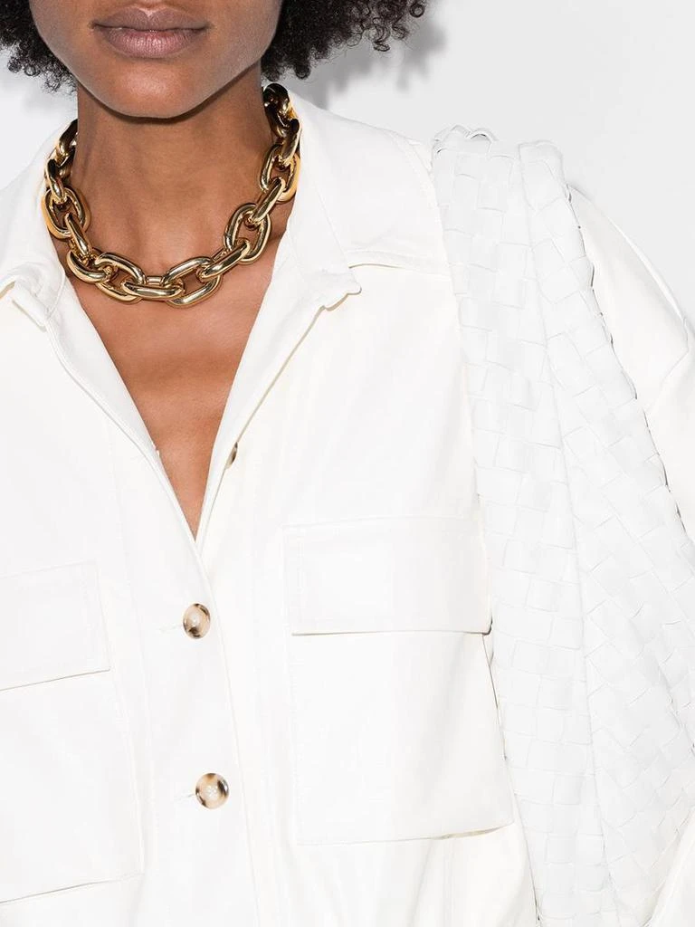 商品Paco Rabanne|PACO RABANNE Paco Rabanne  - Chunky chain-link necklace,价格¥3443,第3张图片详细描述