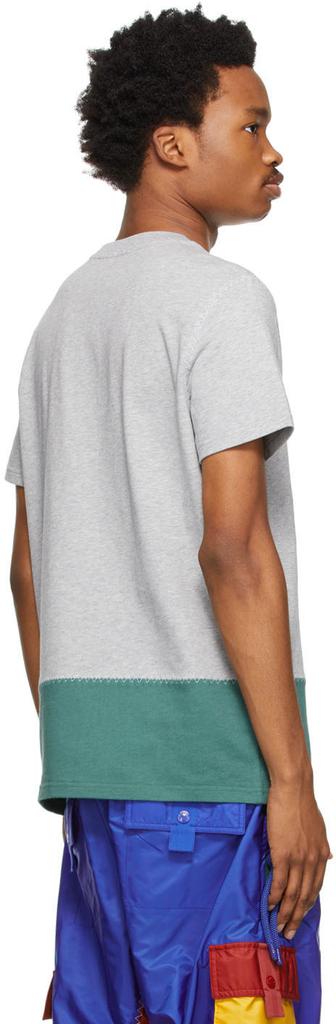 灰色 1 Moncler JW Anderson 系列拼接 T 恤商品第3张图片规格展示