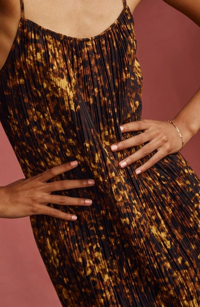 Ami Toritese Shell Print Plissé Slip Dress 商品