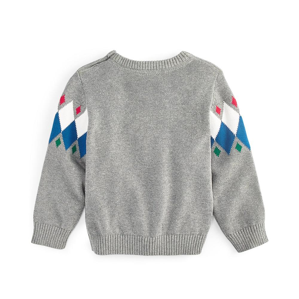Baby Boys Fair Isle Sweater, Created for Macy's商品第2张图片规格展示