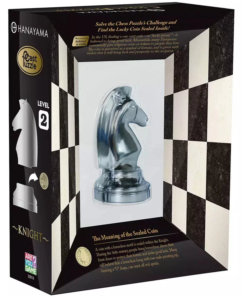 商品AreYouGame|Hanayama Level 2 Cast Chess Puzzle - Knight,价格¥203,第3张图片详细描述