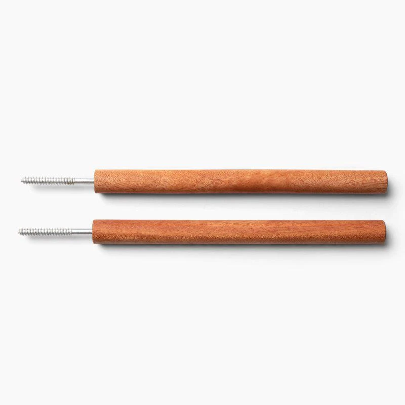 商品Loma Living|Wooden Bike Hooks for In-Home Storage MAHOGANY,价格¥408,第1张图片