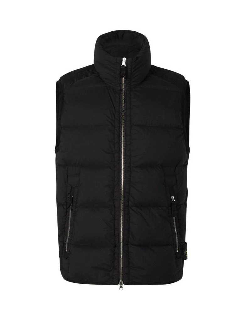 商品Stone Island|Stone Island Padded Zipper High-Neck Vest,价格¥3534,第1张图片