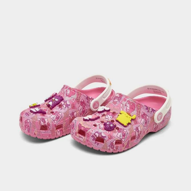 商品Crocs|Girls' Little Kids' Crocs x Hello Kitty Classic Clog Shoes,价格¥375,第2张图片详细描述
