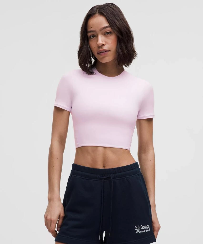 Wundermost Ultra-Soft Nulu Crewneck Cropped T-Shirt 商品