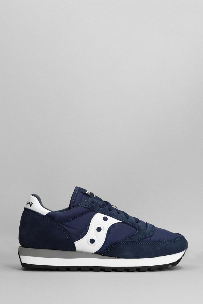 Saucony Jazz Original Sneakers In Blue Suede And Fabric商品第1张图片规格展示