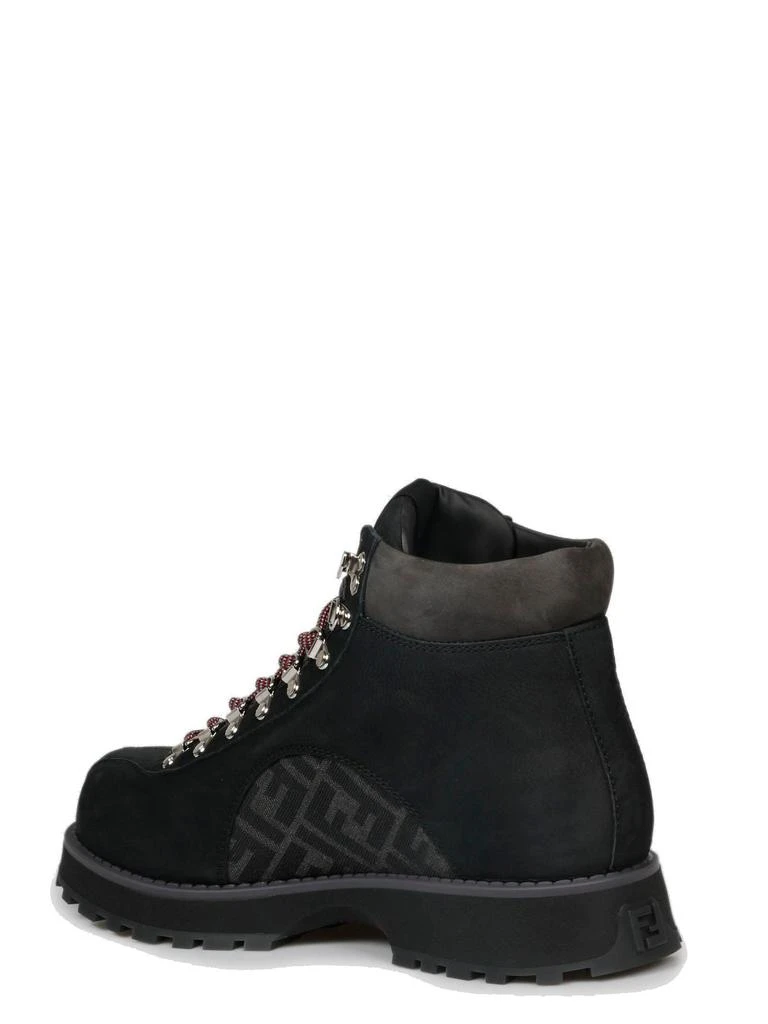 商品Fendi|Fendi Monogram Detailed Lace-Up Ankle Boots,价格¥4814,第3张图片详细描述