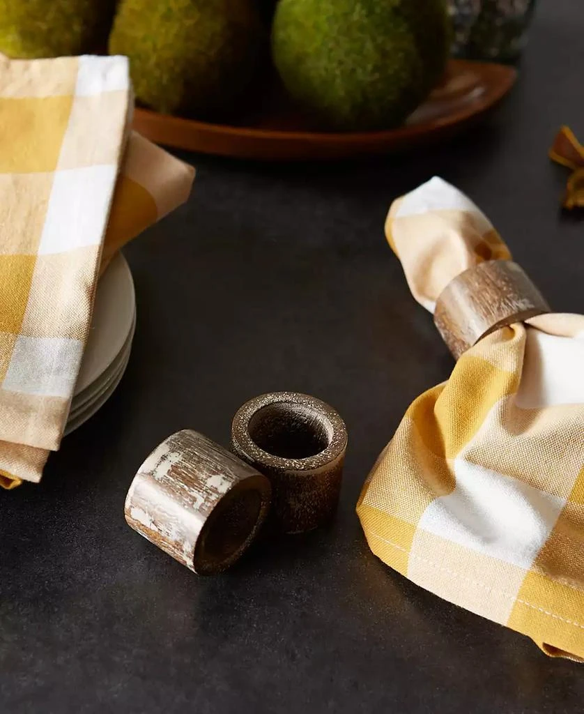 商品Design Imports|Wood Band Napkin Ring Set of 6,价格¥142,第5张图片详细描述