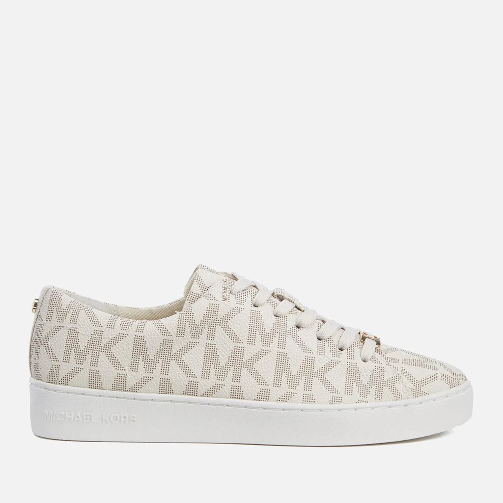 商品Michael Kors|MICHAEL Michael Kors Women's Keaton Cupsole Trainers - Vanilla,价格¥1026,第1张图片