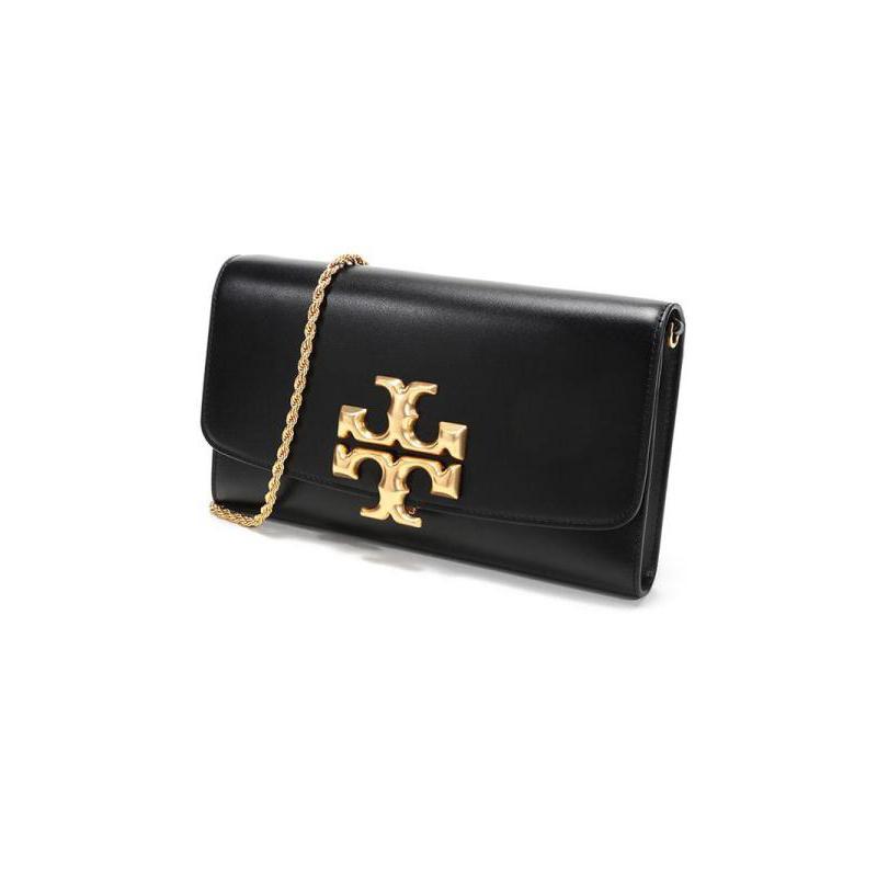 商品[国内直发] Tory Burch|托里·伯奇 TORY BURCH 奢侈品 TB女包 ELEANOR系列牛皮革手拿包单肩斜挎包链条包黑色 73578 001,价格¥2794,第2张图片详细描述