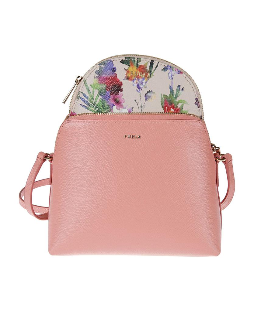 Floral Pouch Detail Shoulder Bag商品第1张图片规格展示