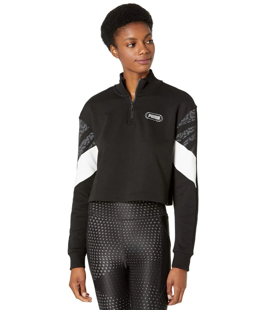 商品Puma|Rebel 1/2 Zip Crew Terry Fleece,价格¥209,第1张图片