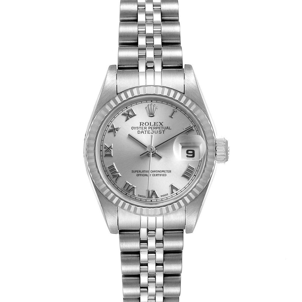 Datejust Steel White Gold Silver Dial Ladies Watch 79174商品第2张图片规格展示