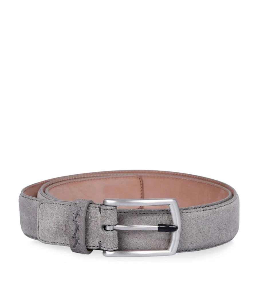 商品Zegna|Suede Belt,价格¥3613,第1张图片