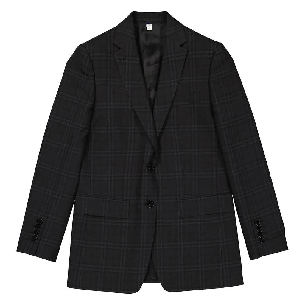 商品Burberry|Burberry Ladies Dark Charcoal Check Pattern Blazer Jacket, Brand Size 6 (US Size 4),价格¥3183,第1张图片