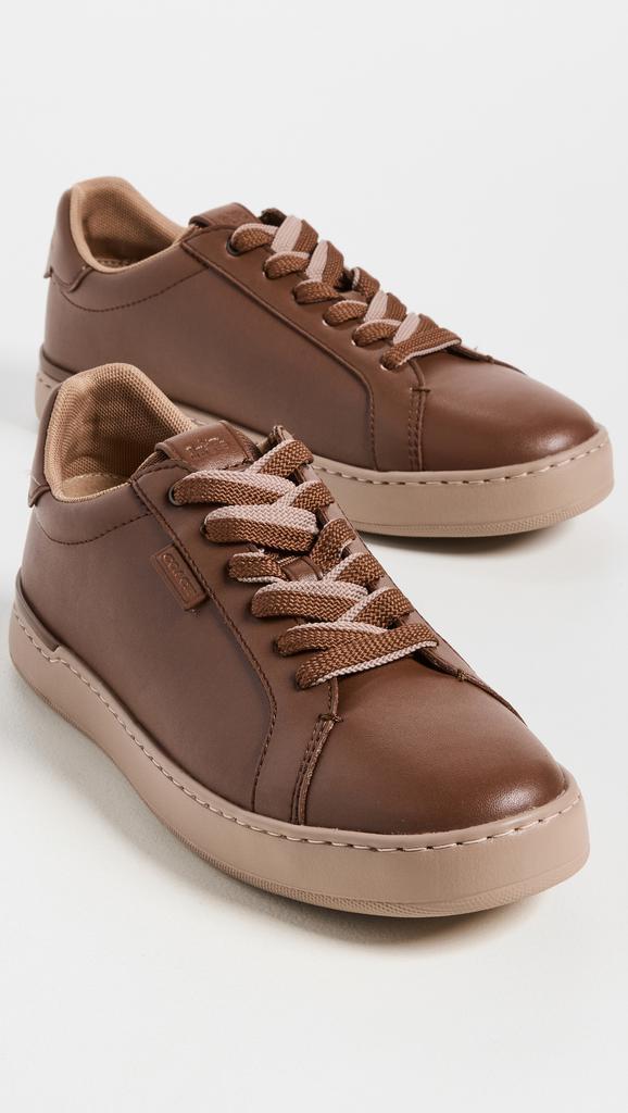 商品Coach|Coach New York Lowline Leather Sneakers,价格¥1192,第5张图片详细描述